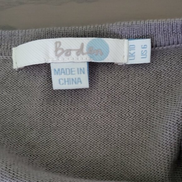 Boden Lightweight Wool Midlength Cardigan - Picture 4 of 8